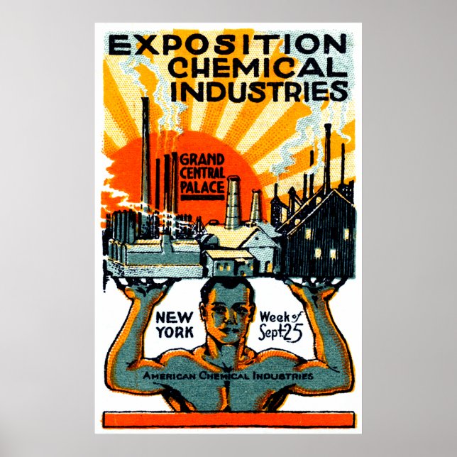 1917 Chemical Exposition Poster (Frente)