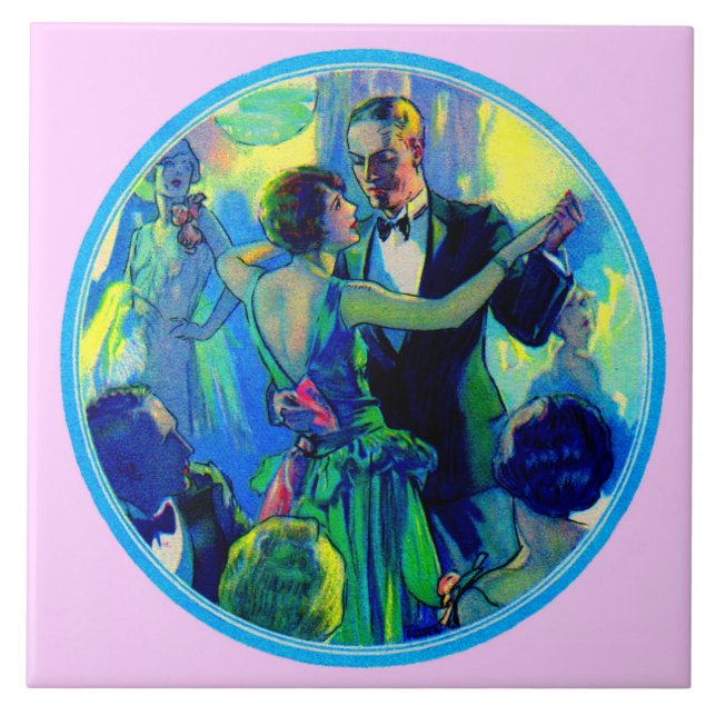 1920 e cavalheiro no salão de dança (Frente)