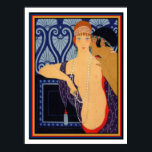 1922 George Barbier Art Deco Impressão 12 x 16<br><div class="desc">Bilitis Magazine 1922 ilustrada por Georges Barbier</div>