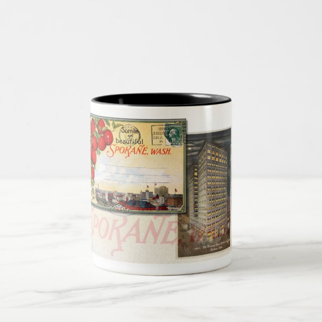 1922 SPOKANE WASH. PÓS-CARTÃO Xícara de Café de Du (Centro)