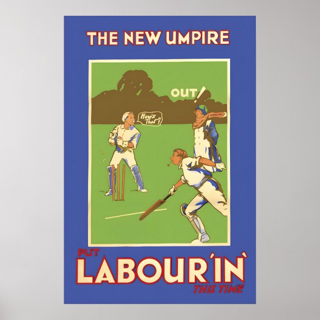 1929 Labour Party Election Poster British (Frente)