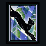 1931 Art Deco "Black Panther" Impressão 16x20<br><div class="desc">Sleek,  Art Deco Black Panther/Jungle Impressão. Ca. 1931</div>