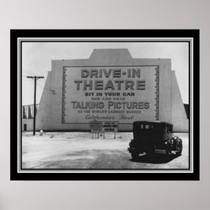 1935 primeiro impressão do teatro B&W do cinema a