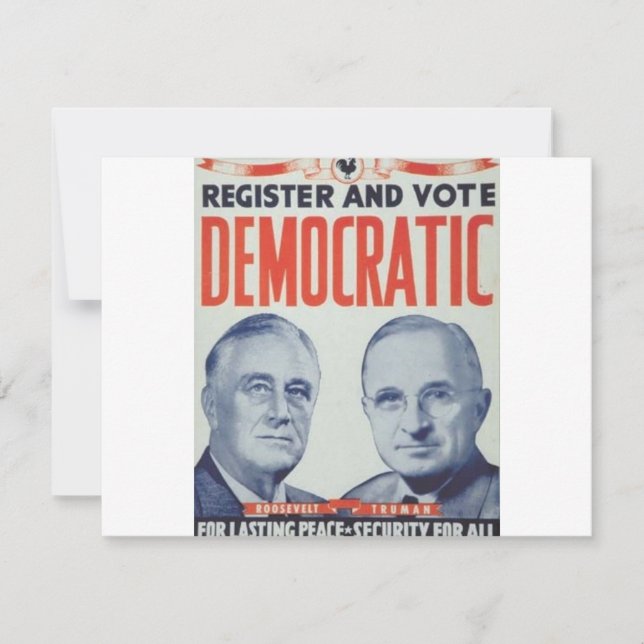 1940 Roosevelt - Truman (Frente)