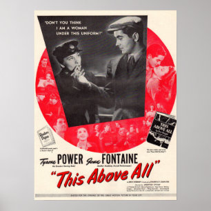 1942 Este é o poster de filmes acima de tudo