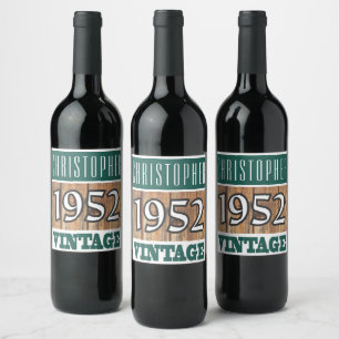 1952: Rótulo do Vinho de Nascimento