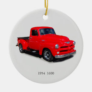 1954 3100 ornamento de caminhões ruivos