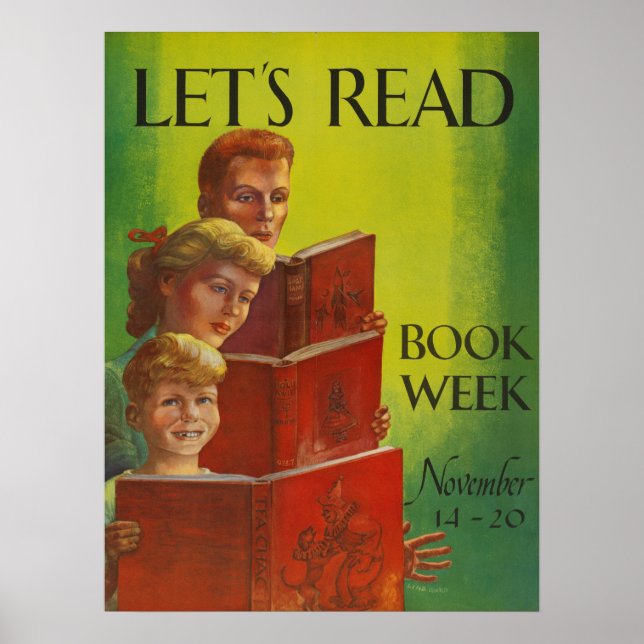 1954 Children's Book Week Poster (Frente)