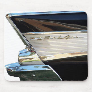 1957 aleta de cauda do Bel Air de Chevy - Mousepad