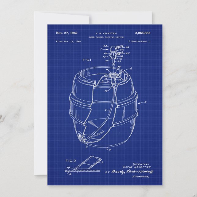 1960 Beer Barrel Blueprint (Frente)
