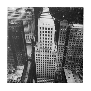 1960: Uma vista aérea de um arranha-céus de