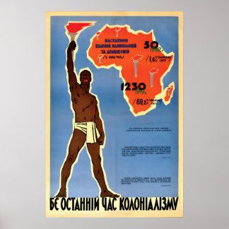 1963 Soviet Anti-Imperialist Poster -The last