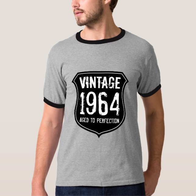 1964 Envelhecido à perfeição camiseta | 50º Aniver (Frente)