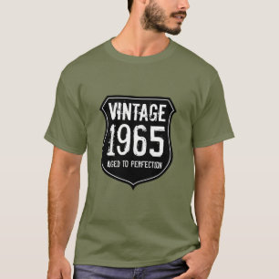 1965 envelhecido à perfeição Camisa do ano de na