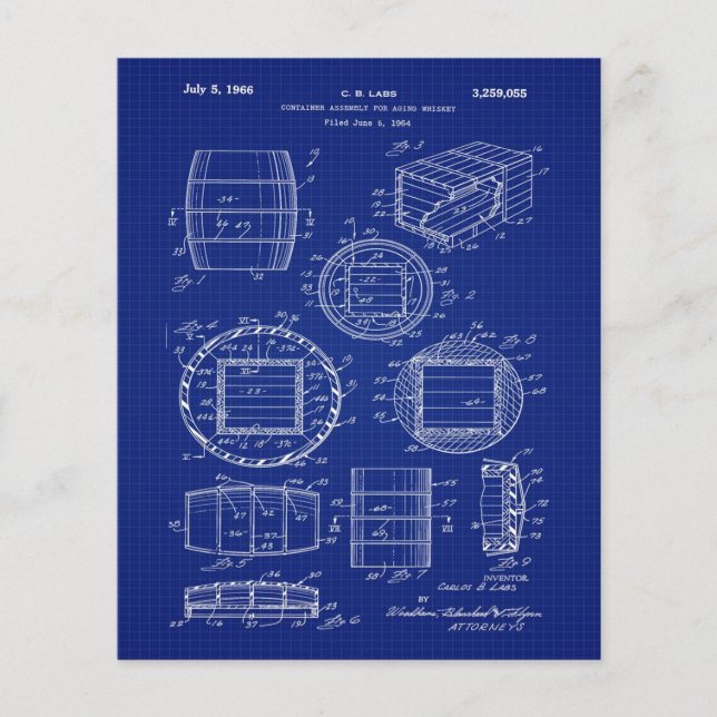 1966 Arte do Contentor Whiskey (Frente)