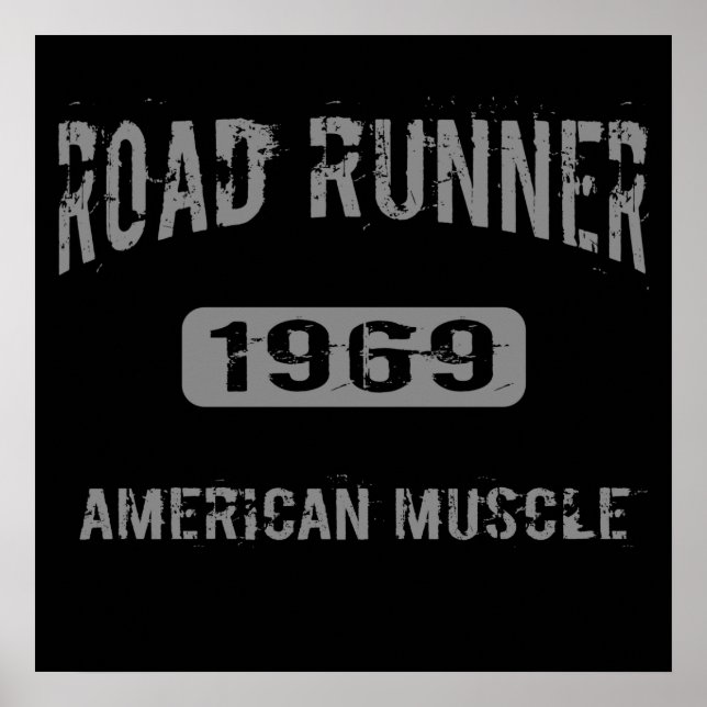 1969 Road Runner American Muscle Poster (Frente)