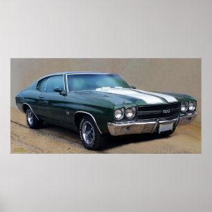 1970 POSTER DE CHEVELLE SS454