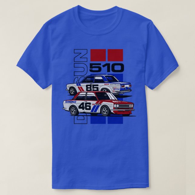 1971 Datsun 510 Trans Am Camisa (Frente do Design)