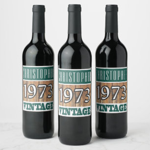 1973: Rótulo do Vinho de Nascimento