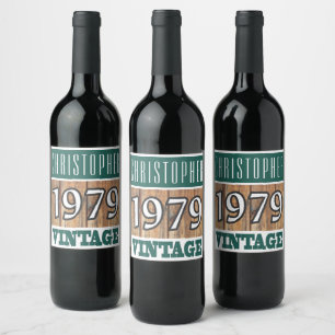 1979: Rótulo do Vinho de Nascimento