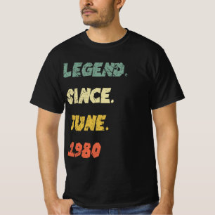 1980. Presentes Lenda De Camisa Desde Junho De 198