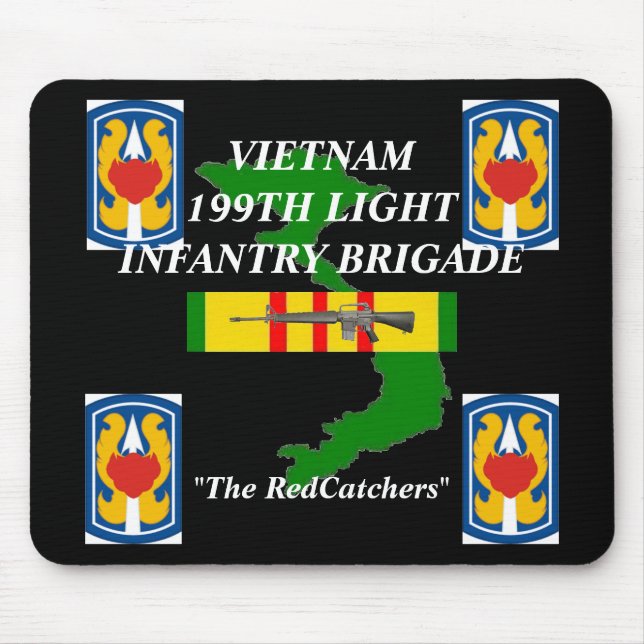 199th Inf claros Vietnam Mousepad 2/b (Frente)