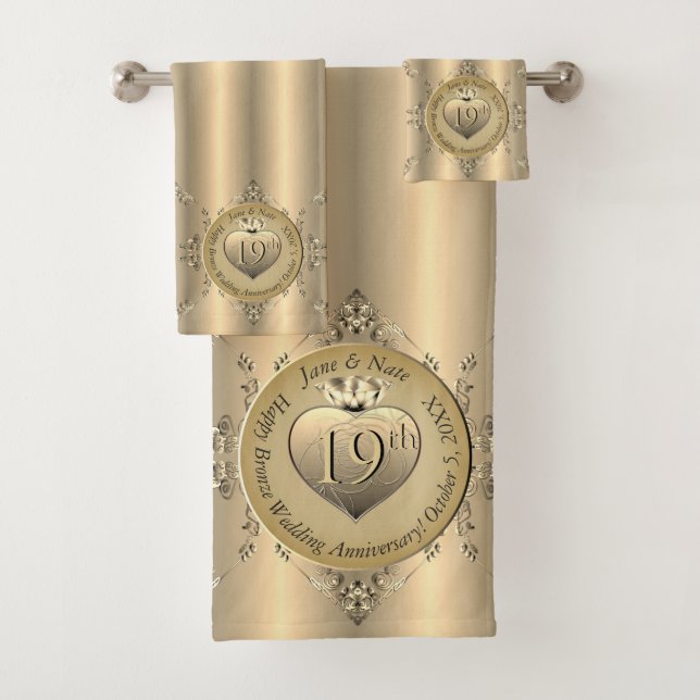 19.ª Toalha de cor de bronze (Insitu)