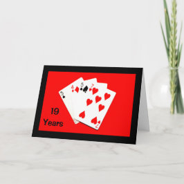 19 Anos É Um Grande Negócio! Cartão de Aniversário
