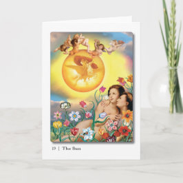 19 Cartão de Saudação Sun Tarot