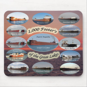 1.000 pés de página no mousepad dos grandes lago