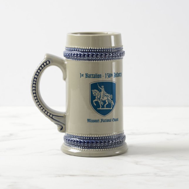 1/138th Caneca de cerveja da infantaria (Esquerda)