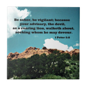 1 5:8 de Peter seja sóbrio, seja vigilante; porque