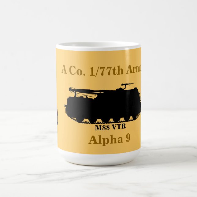1/77th Armadura, 5os Inf. Div. Caneca do costume (Centro)
