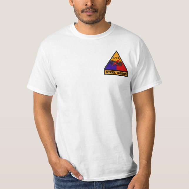 1/77th Camisa de aço dos tigres M48A3 da armadura (Frente)