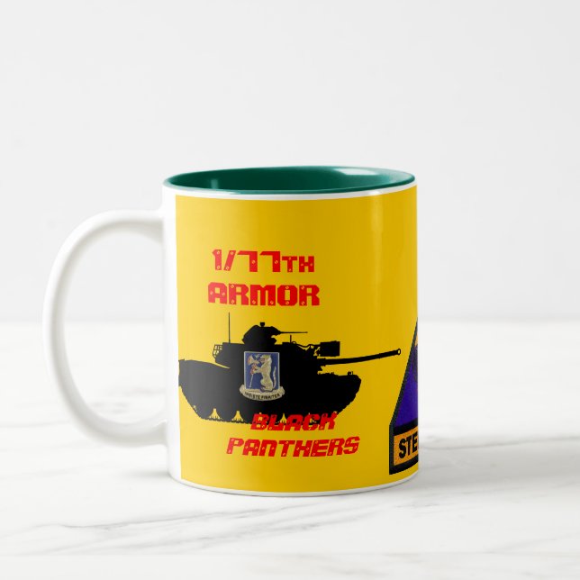 1/77th Caneca de aço dos tigres das panteras (Esquerda)