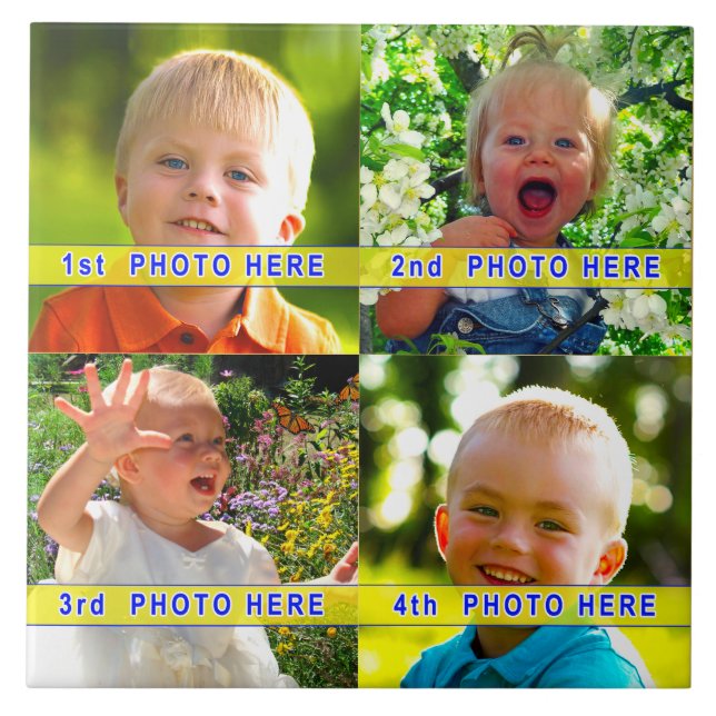 1 a 4, Azulejos de imagem ou como, Trivets persona (Frente)