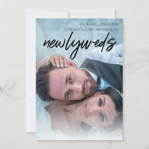 1 Anúncio de recém-casados - Preto