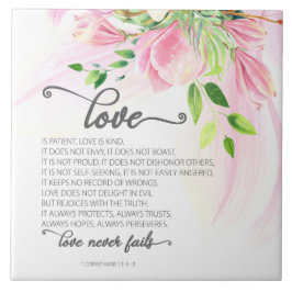 1 Corinthians 13:4-8 O amor é a Magnolia Rosa Paci