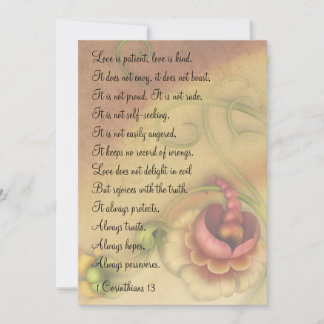 1 Corinthians 13 Amor é Doente Mini Impressões