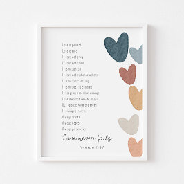 1 Corinthians 13 Love poster