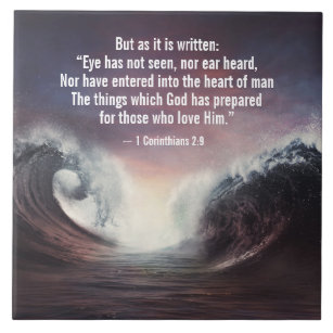 1 Corinthians 2:9 Os olhos não viram, nem ouviram,