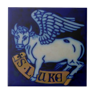 1 de 4 Ruas evangelistas Luke Bull Repro Gótico S