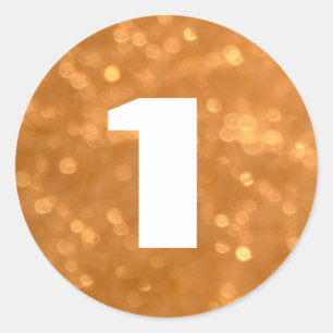1 - Etiqueta Ouro Round