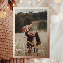1 Foto com Script Manuscrito Feliz Natal
