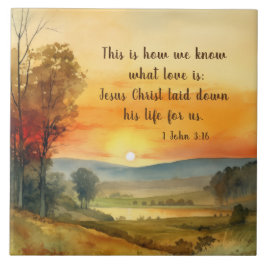 1 João 3:16 Jesus pôs sua vida para nós Bíblia