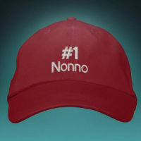 #1 Nonno - adicione o nome Boné de Beisebol Perso
