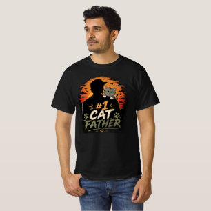 #1 Pai de Gato Camiseta do Melhor Amigo do Papai