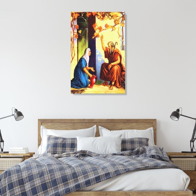 1 reis 17 Deus fornece uma Canvas viúva (Insitu(Quarto))