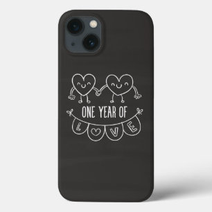 1rua Aniversário Gift Chalk Hearts iPhone 6/6s