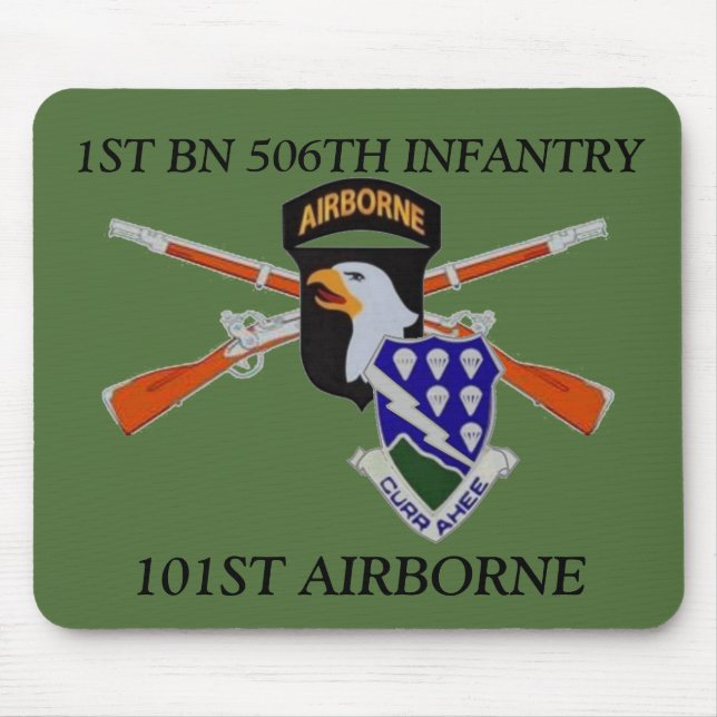 1RUA BN 506TH INFANTRY 101RUA AIRBORNE MOUSEPAD (Frente)
